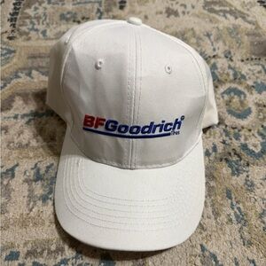 Vintage BFGoodrich Logo Hat – White Snapback Baseball Cap
